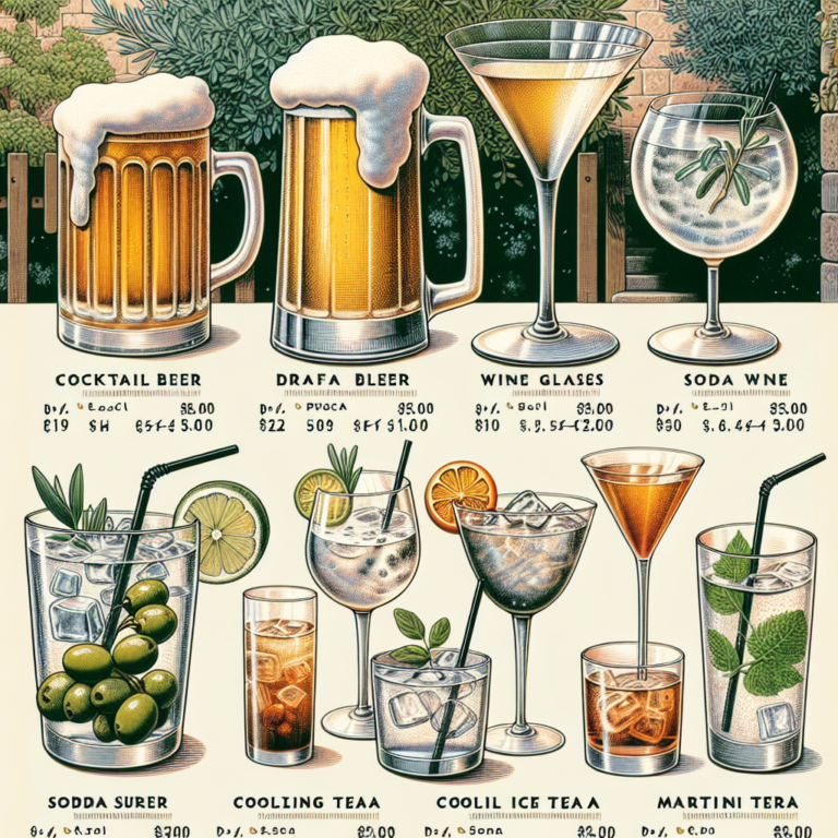 Olive Garden Drink Menu With Prices