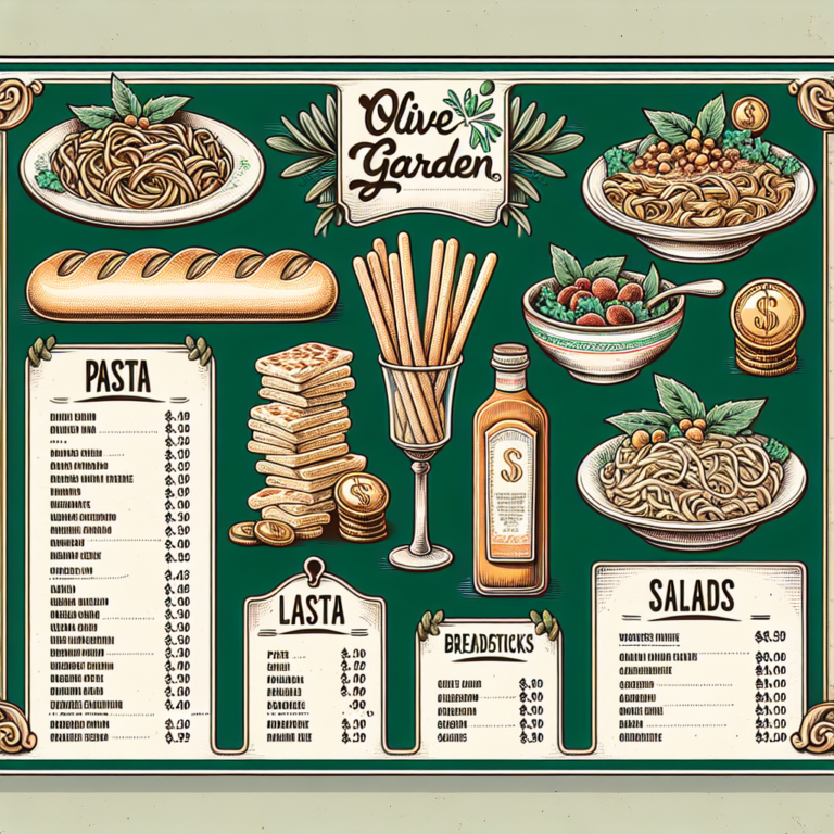 Olive Garden Menu Photos With Prices