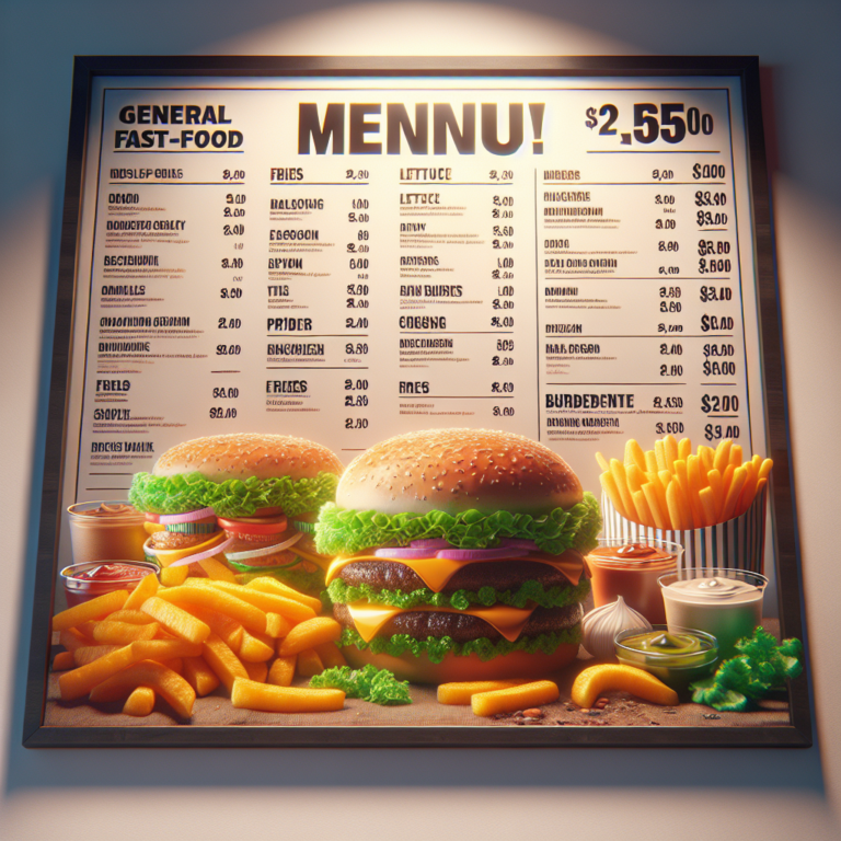 McDonaldʼs Latest Menu With Price