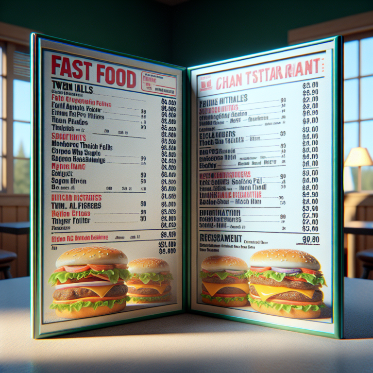 McDonaldʼs Twin Falls Menu With Prices