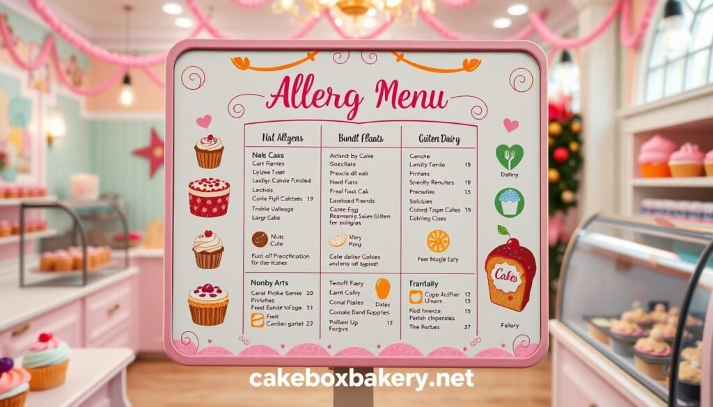 nothing bundt cakes allergen menu